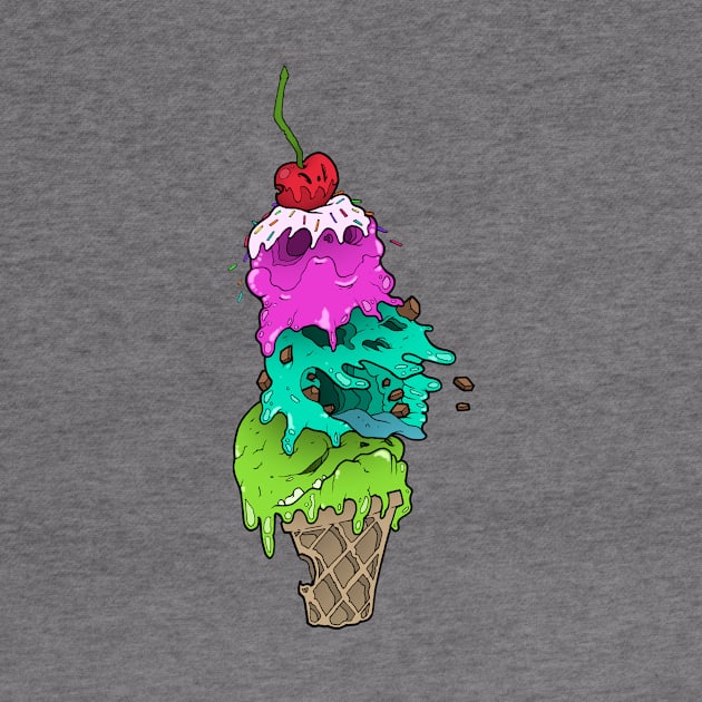 Ice cream pileup by Dark_Illustrator